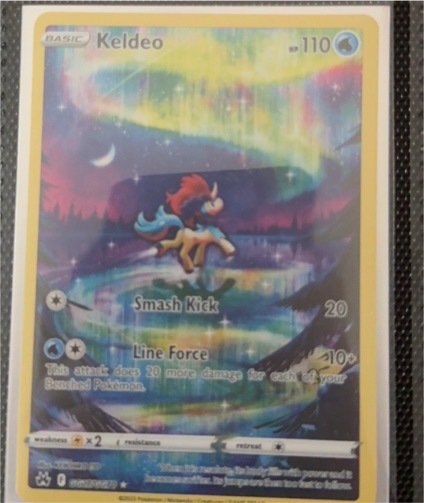 2023 Pokemon Sword & Shield Crown Zenith #GG07 Keldeo — front