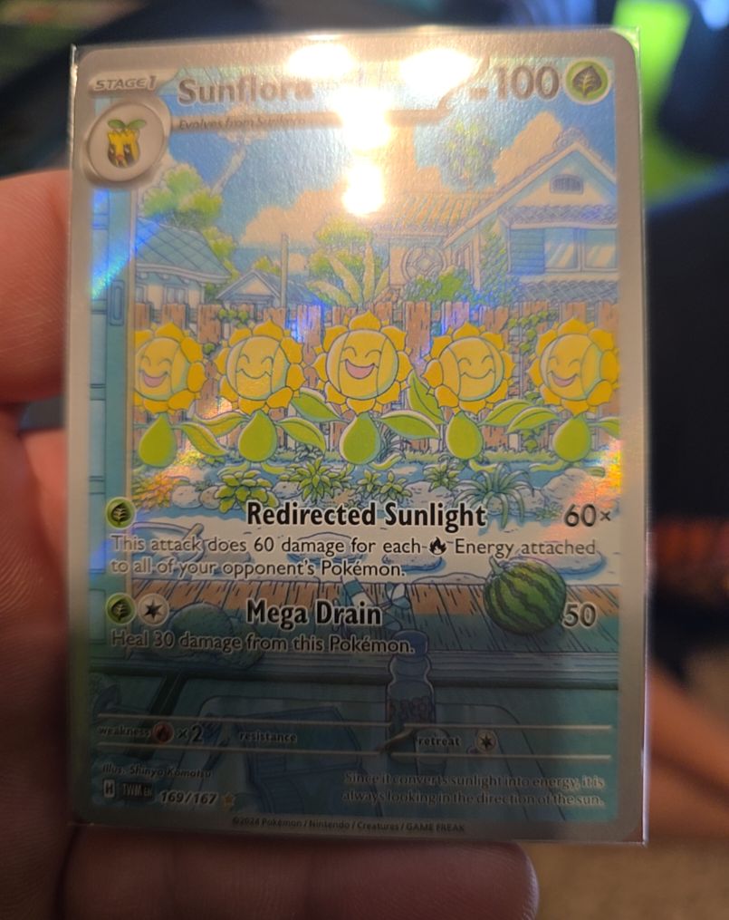 2024 Pokémon SV06 #169 Sunflora Twilight Masquerade — front