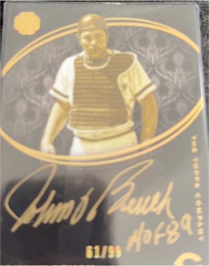 2016 Topps The Mint Golden Engravings Auto #GEA-JB Jim Bunning — front