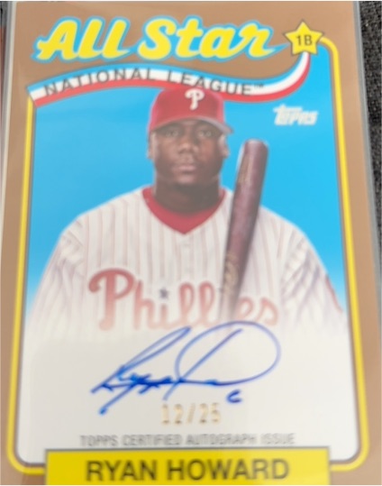 2024 Topps Series 2 1989 Topps All-Star #89ASA-RH Ryan Howard — front
