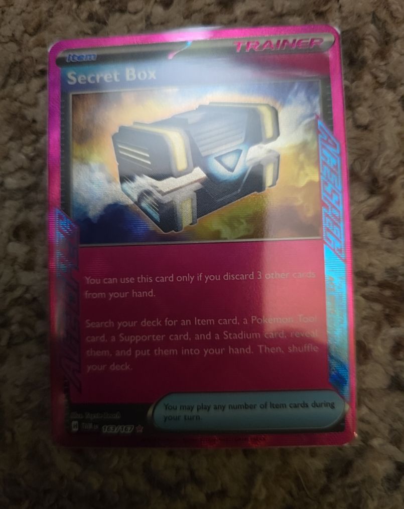 2024 Pokémon Sv06 Twilight Masquerade #163 Secret Box — front