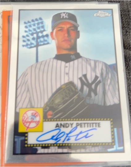 2021 Topps Chrome Platinum Anniversary #519 Andy Pettitte — front