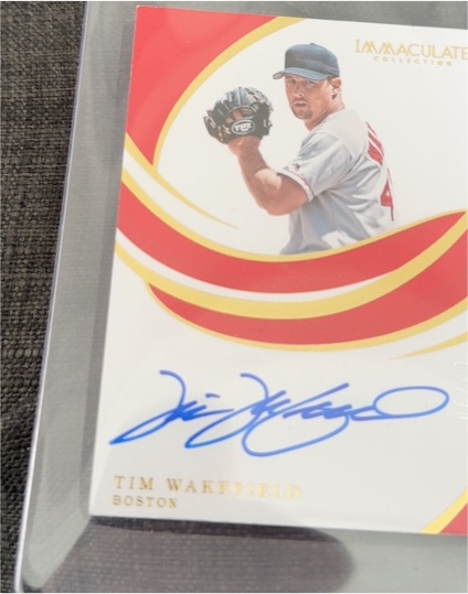 2019 Panini Immaculate Collection Tim Wakefield — front