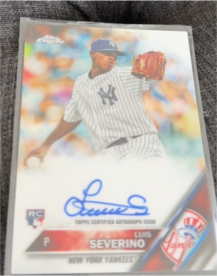 2016 Topps Chrome #RA-LS Luis Severino — front