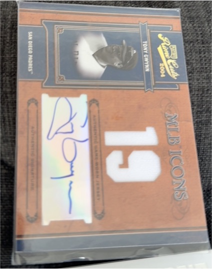 2004 Playoff Prime Cuts MLB Icons #MLB-19 Tony Gwynn — front