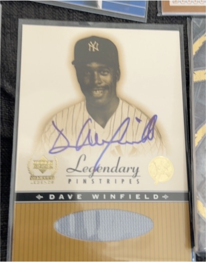 2000 Upper Deck Yankees Legends #DW-LP Dave Winfield Legendary Pinstripes — front