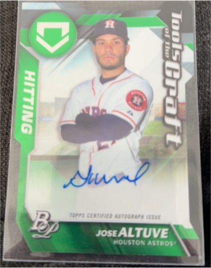 2017 Bowman Platinum Tools of the Craft # Jose Altuve — front