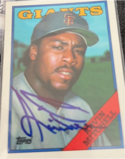 1988 Topps #497 Kevin Mitchell — front