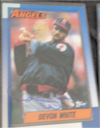 1990 Topps #65 Devon White California Angels — front