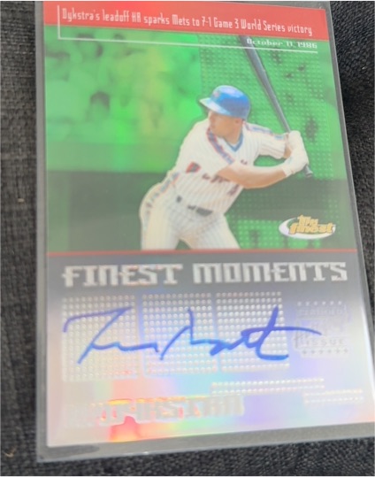 2004 Topps Finest Moments #FMA-LD Lenny Dykstra — front