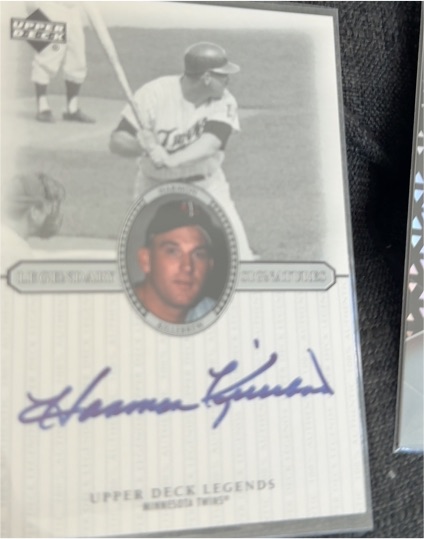 2000 Upper Deck Legends #S-HK Harmon Killebrew — front