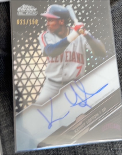 2023 Topps Chrome Black #CBA-KLO Kenny Lofton — front