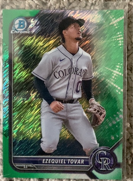 2022 Bowman Chrome Prospects #BCP-231 Ezequiel Tovar — front