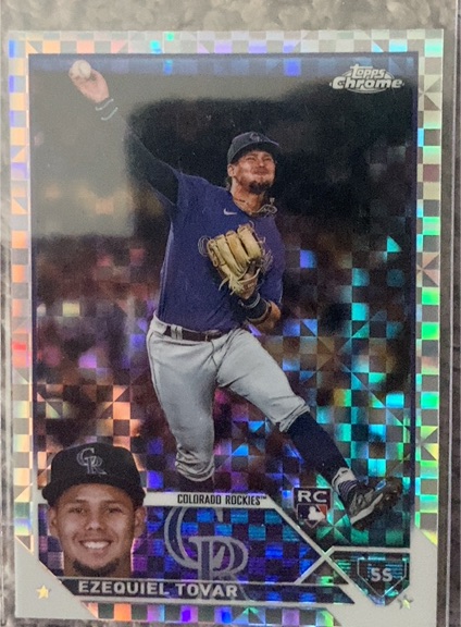 2023 Topps Chrome #106 Ezequiel Tovar — front