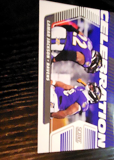 2025 Panini Score Celebration #C-LJA Lamar Jackson — front