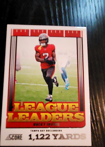 2025 Score #14 Baker Mayfield League Leaders — front