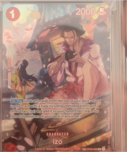One Piece Card Game OP03-003 Izo — front