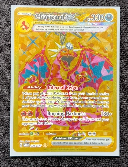 2023 Pokémon Scarlet & Violet Obsidian Flames #228 Charizard EX — front