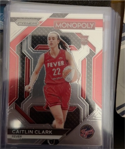 2024 Panini Prizm Monopoly #WNBA27 Caitlin Clark — front