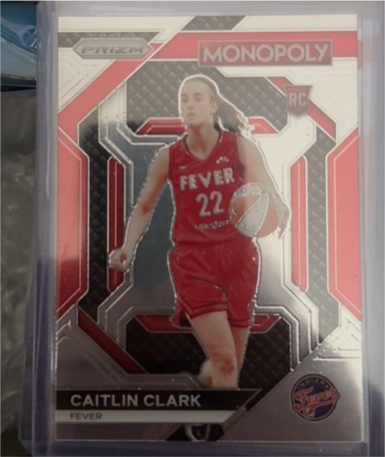 2024 Panini Prizm Monopoly #WNBA27 Caitlin Clark — front