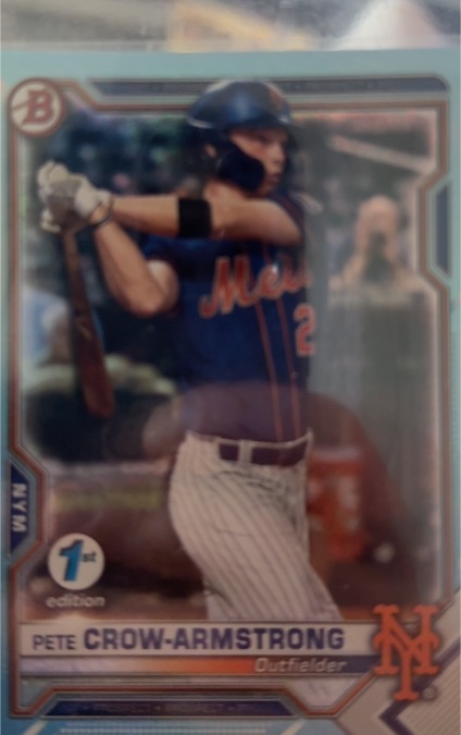 2022 Bowman Draft 1st Edition #BD-24 Pete Crow-Armstrong — front