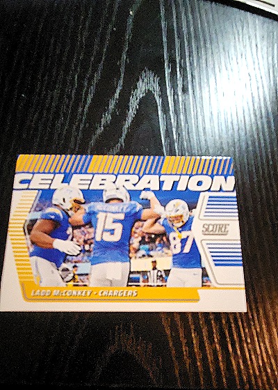 2025 Panini Score Celebration #C-LMC Ladd McConkey — front