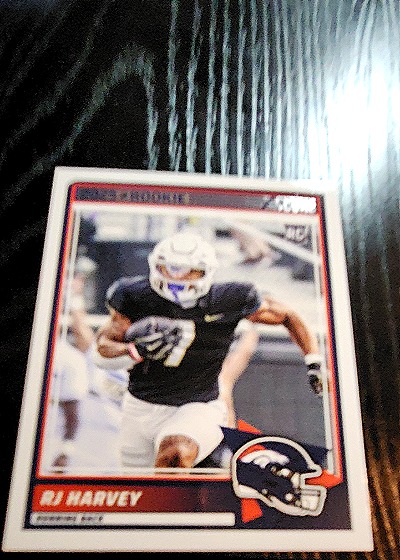 2025 Panini Score #49 RJ Harvey Rookie — front