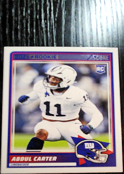 2025 Panini Score #16 Abdul Carter — front
