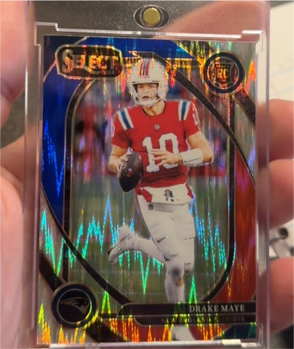 2024 Panini Select Club Level #218 Drake Maye — front