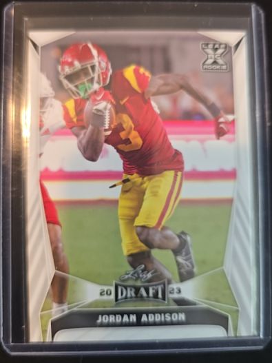 2023 Leaf Draft #56 Jordan Addison — front