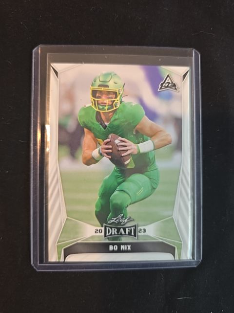 2023 Leaf Draft #32 Bo Nix — front