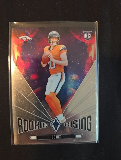 2024 Panini Phoenix #RR-BNX Bo Nix Rookie Rising — front