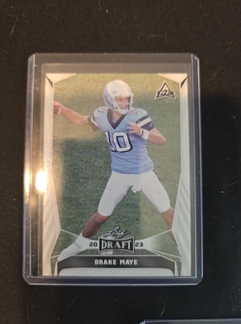 2023 Leaf Draft #34 Drake Maye — front