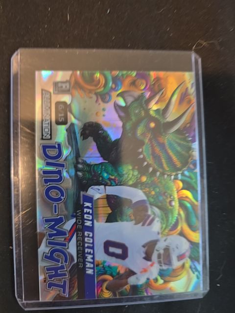 2024 Wild Card Dino-Might #15 Keon Coleman — front