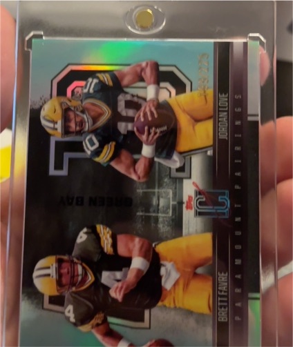 2024 Topps Signature Class Paramount Pairings #PP-5 Brett Favre/Jordan Love — front