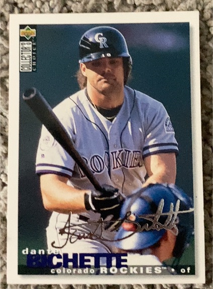 1995 Upper Deck Collector's Choice #450 Dante Bichette — front