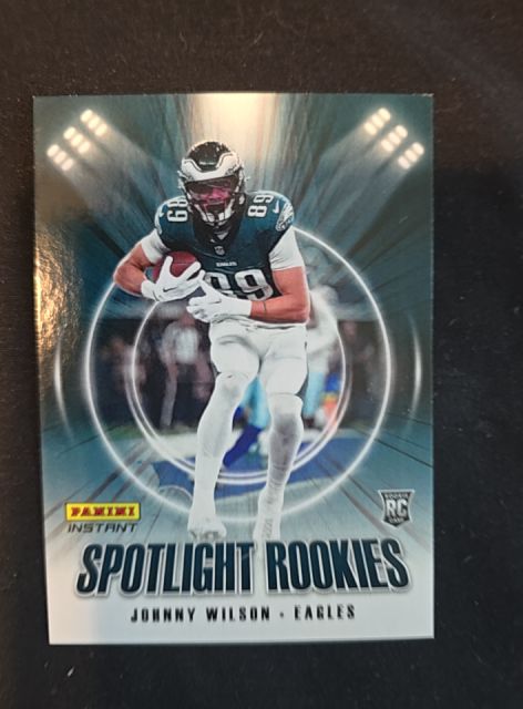 2024 Panini Instant Spotlight Rookies #SR-41 Johnny Wilson — front