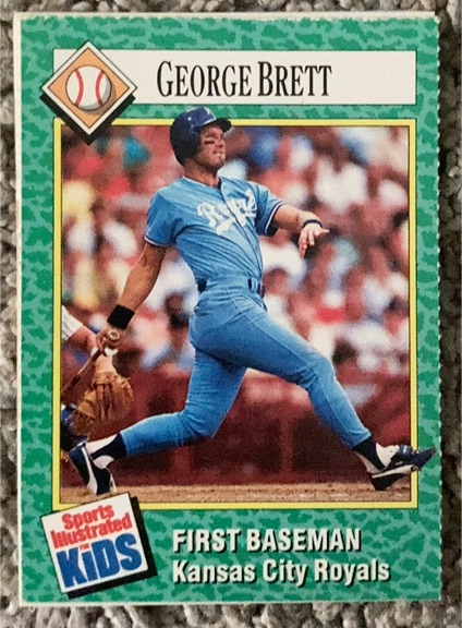 1990 Sports Illustrated for Kids #162 George Brett — front