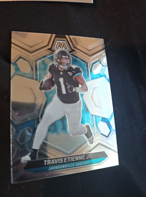 2024 Panini Mosaic #Travis Etienne Jr. Silver Prizm Jacksonville Jaguars — front