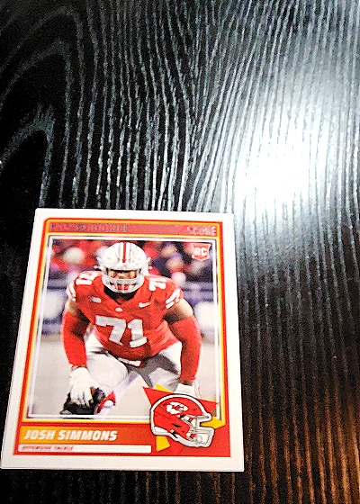 2025 Panini Score #32 Josh Simmons — front
