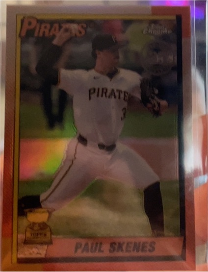 2025 Topps Chrome 35th Anniversary #90CB-13 Paul Skenes Rookie Cup — front