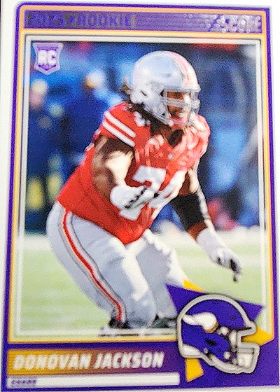 2025 Panini Score #358 Donovan Jackson — front