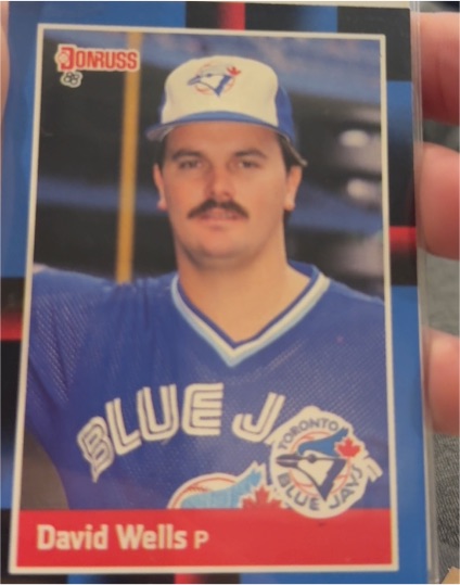 1988 Donruss #640 David Wells — front