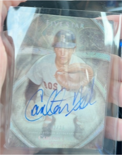 2014 Topps Five Star #FSA-CF Carlton Fisk — front