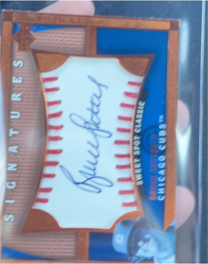 2005 Upper Deck Sweet Spot Classic #SS-BS Bruce Sutter — front