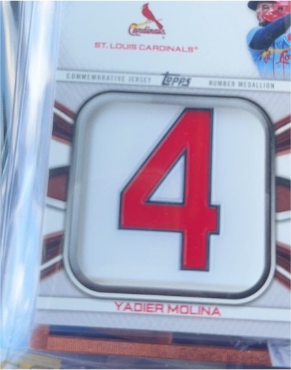2022 Topps Series 1 #JNM-YM Yadier Molina — front
