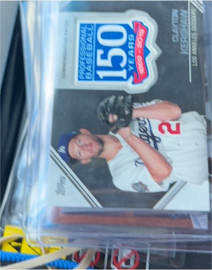 2019 Topps 150 Years Commemorative Patch #AMP-CK Clayton Kershaw — front