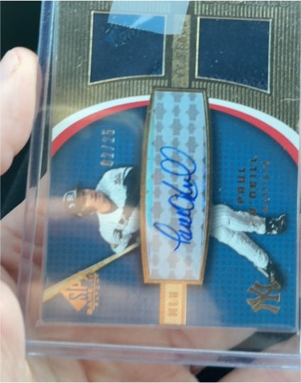 2000 SP Authentic #225 Paul O'Neill — front