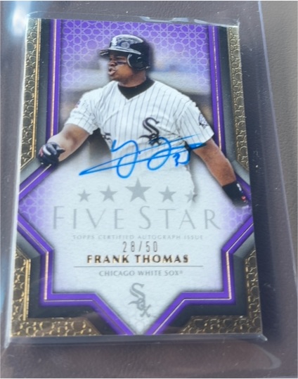 2023 Topps Five Star #28/50 Frank Thomas — front