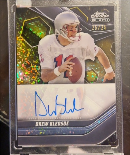 2023 Topps Composite Chrome Black #14 Drew Bledsoe — front